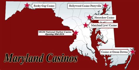 casinos in md map - Maryland Casinos – Best Places to Gamble in MD 